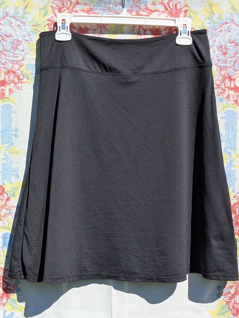 Patagonia Medium Morning Glory Black A-Line Skirt - Picture 3 of 6